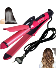 High Quality 2 In 1 Hair Straightener And Curler in Pakistan